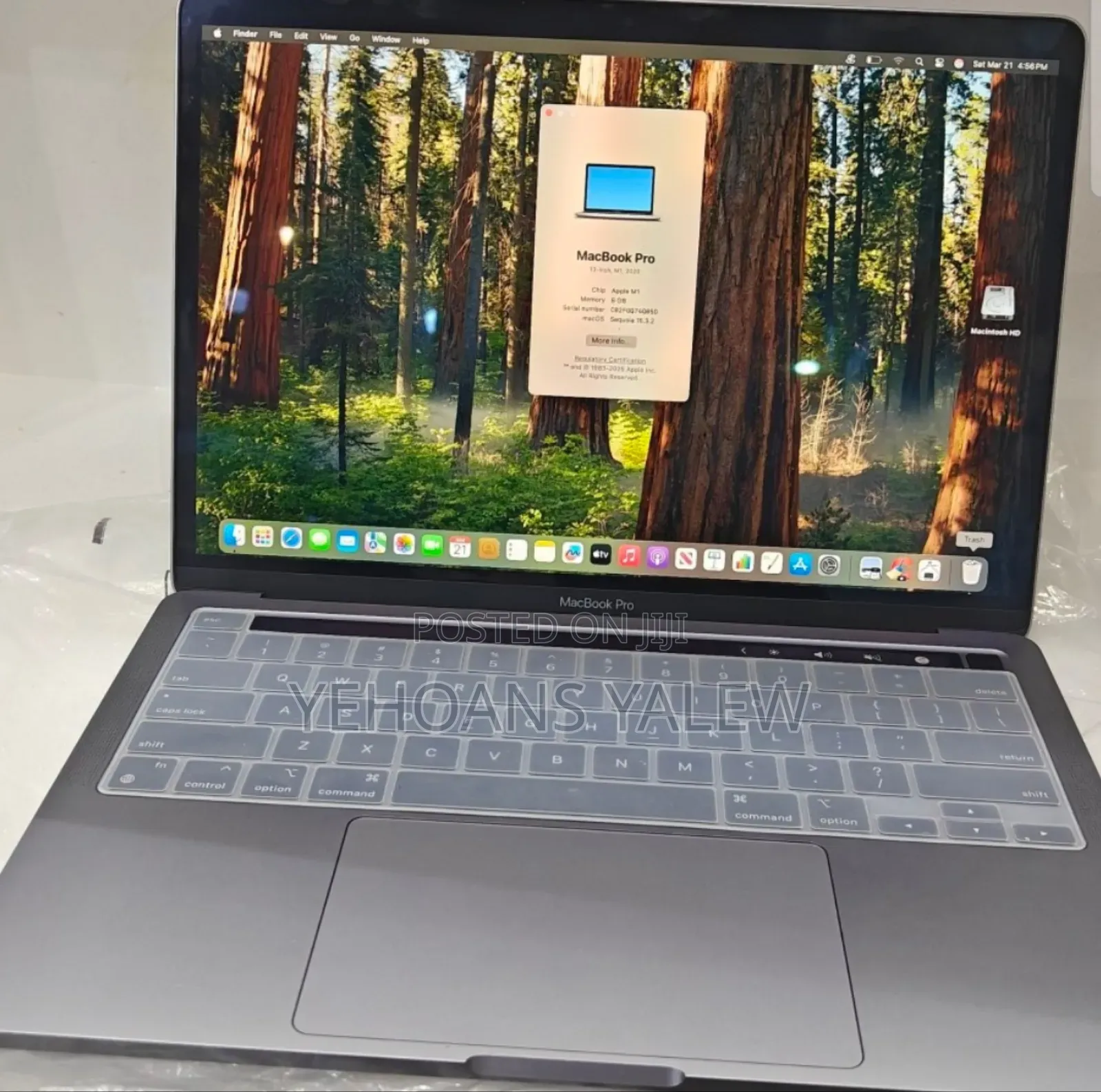 New Laptop Apple MacBook Pro M1 8GB Apple M1 SSD 256GB