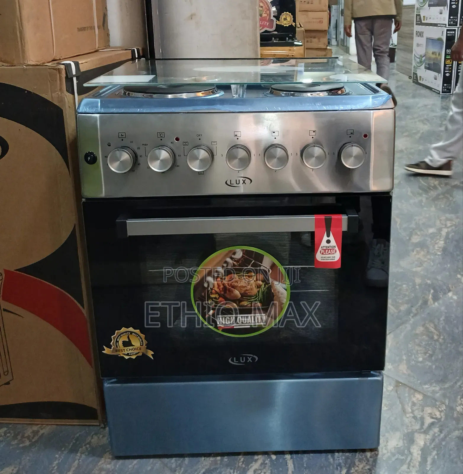 Lux Oven 60*60 Stainless Steel Original