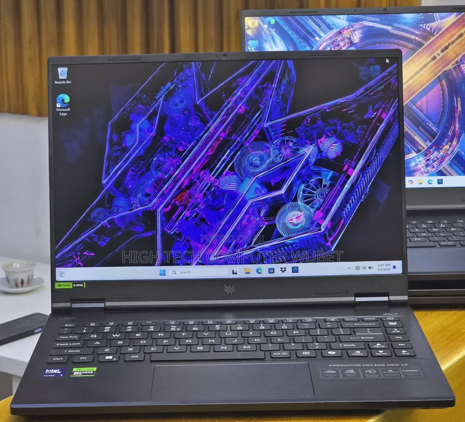 New Laptop Acer Predator Helios Neo 16 16GB AMD Ryzen 7 SSD 512GB
