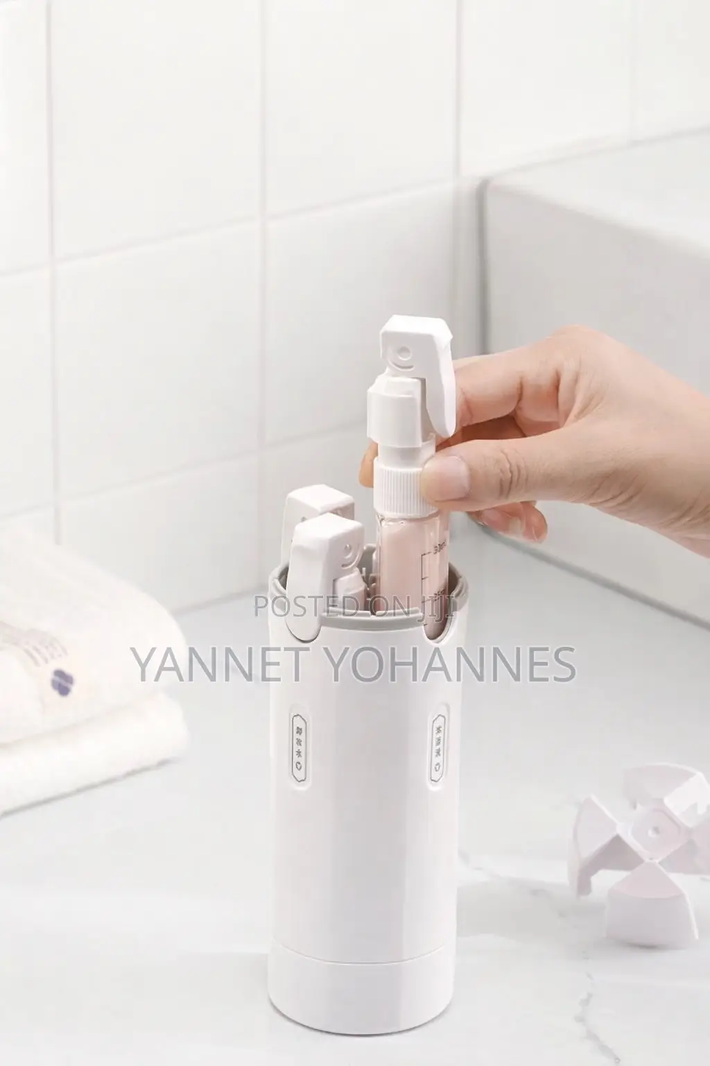 Multi-Bottle Travel Spray Organizer 30ml Portable Cosmetic Holder