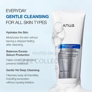 The Anua 8 Hyaluronic Acid Hydrating Gentle Foaming Cleanser