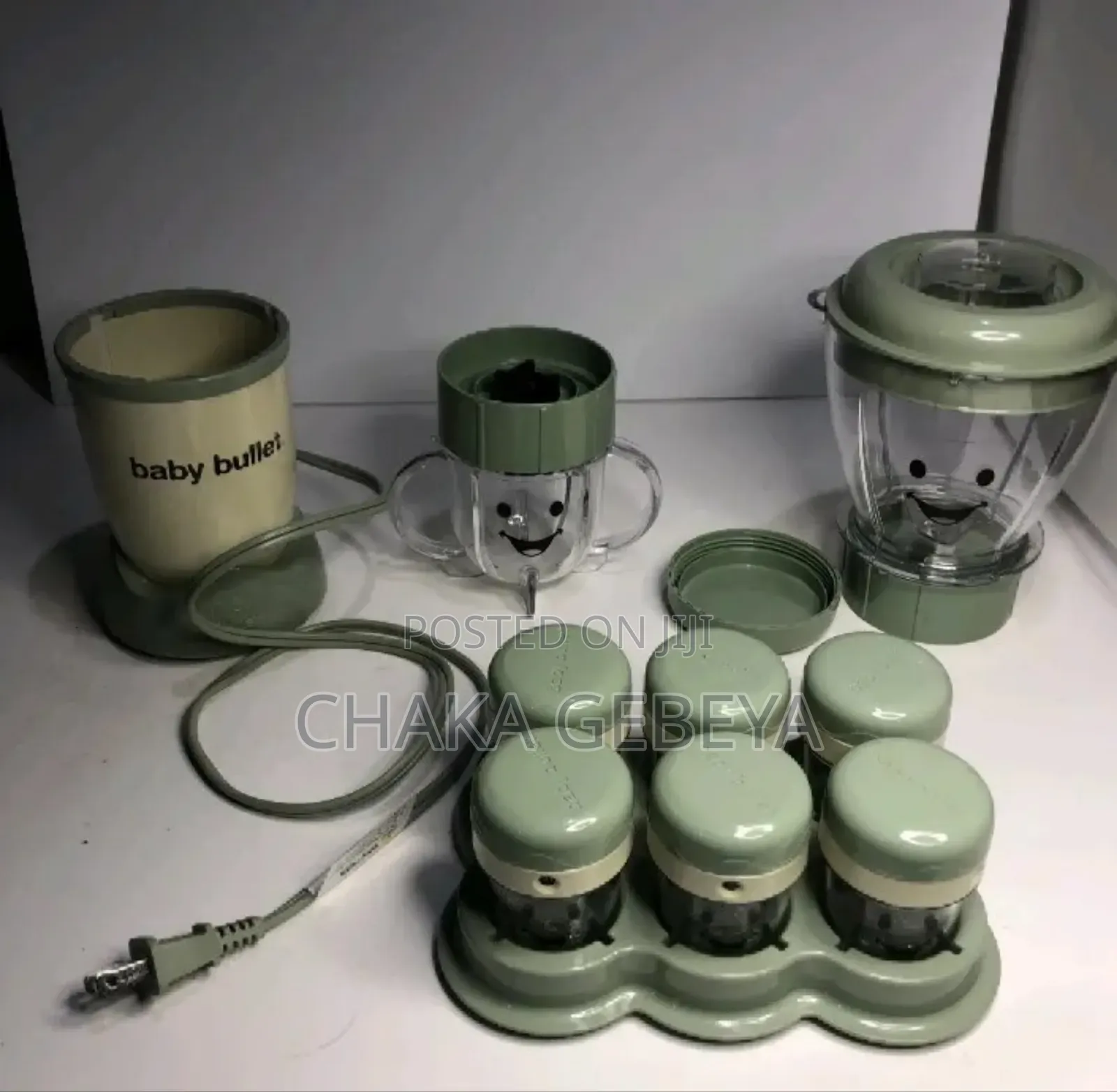 Complete Baby Food Processor – Blender, Cups, Lids – Ethiopia