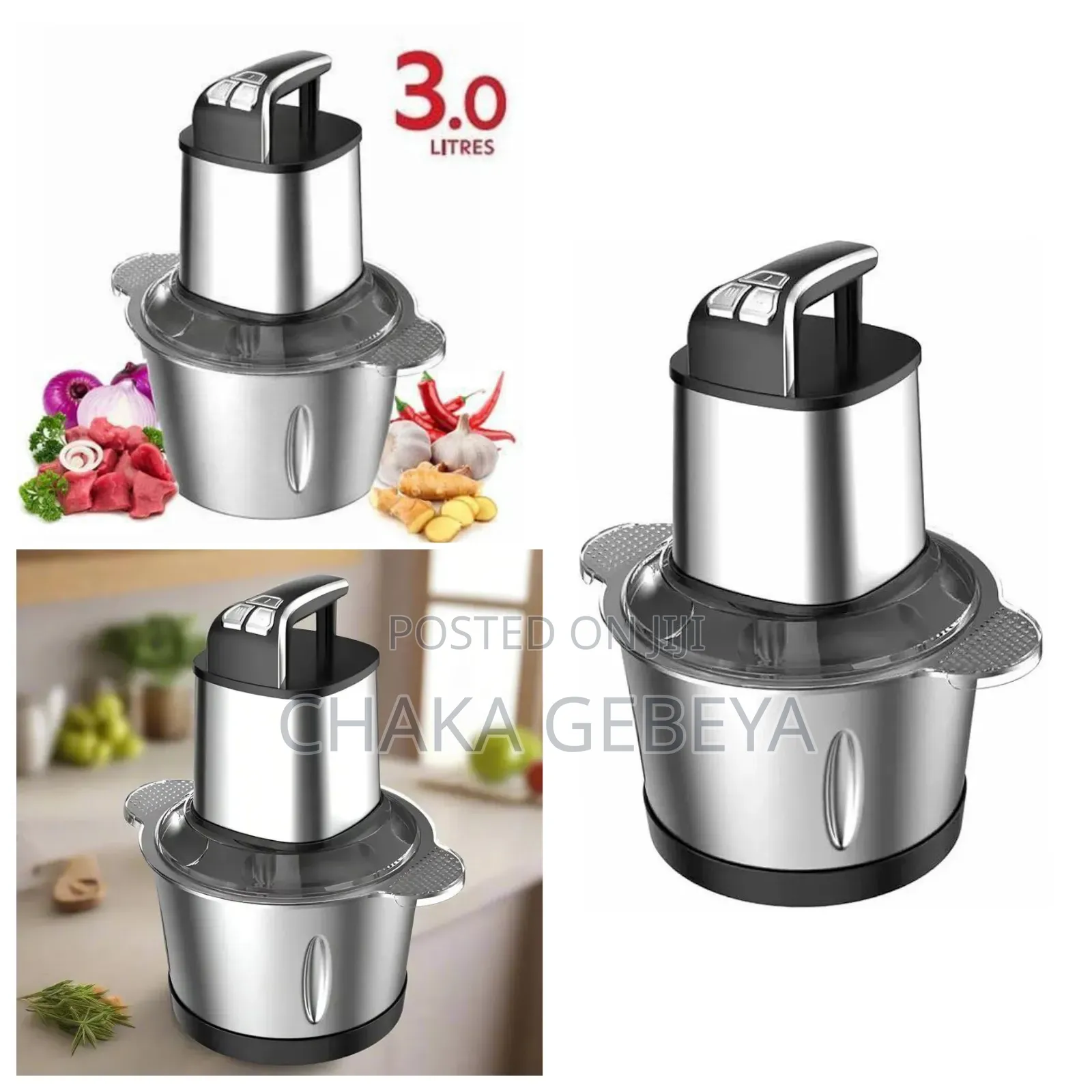 Large Capacity Food Chopper – Chop Meat,Vegetables Sauces in Seconds