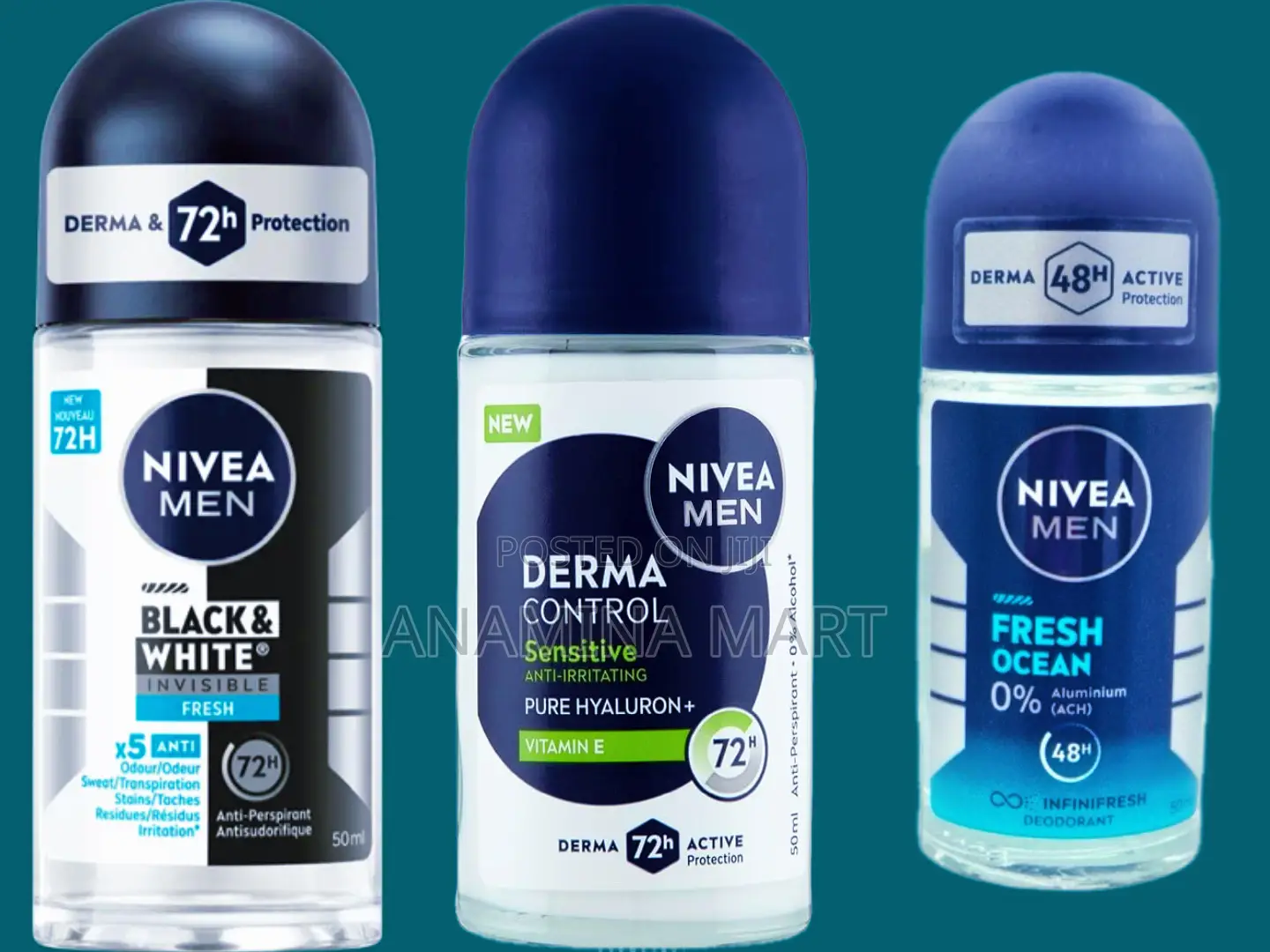 Nivea Men Roll-on Antiperspirant Deodorants