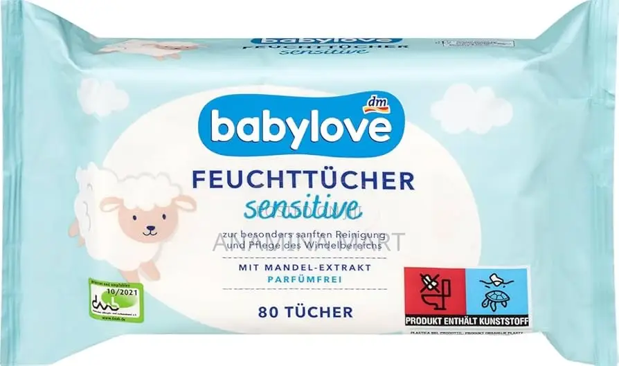 Babylove Sensitive Wet Wipes