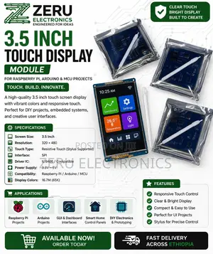 3.5 Touch Display Module (Raspberry Pi/McU)