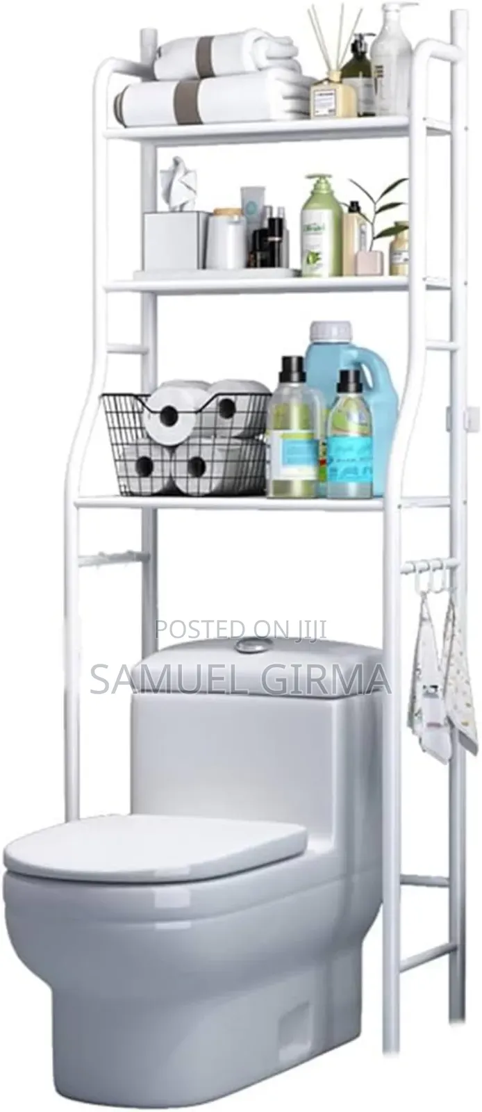 ጠንካራ ብረት Wc Toilet Rack