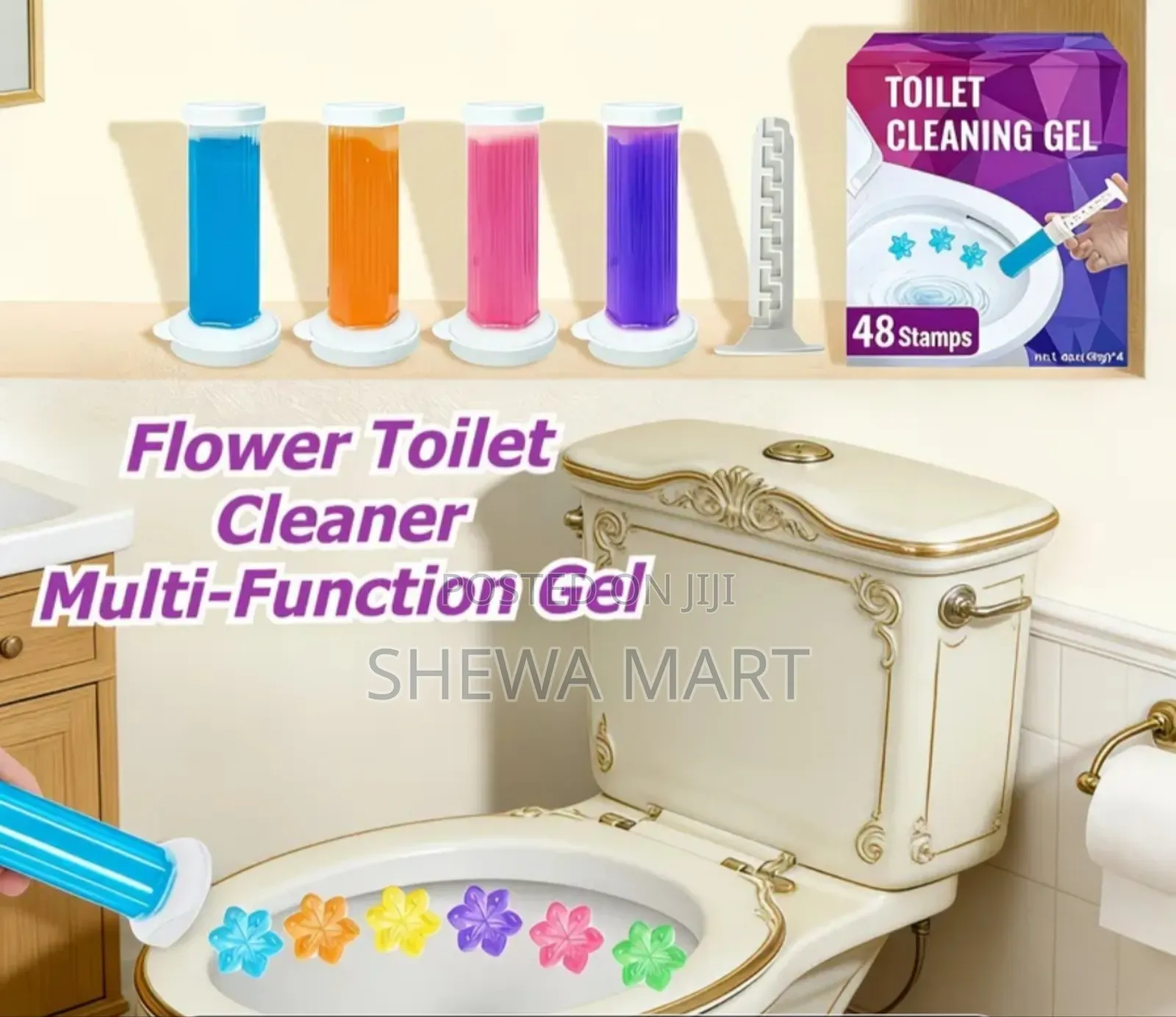 Gel Toilet Suitable for Home, Rv Commercial Use - No-Scratch Gel For