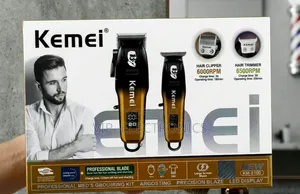 ​Kemei Professional Hair Clipper Trimmer Grooming Set