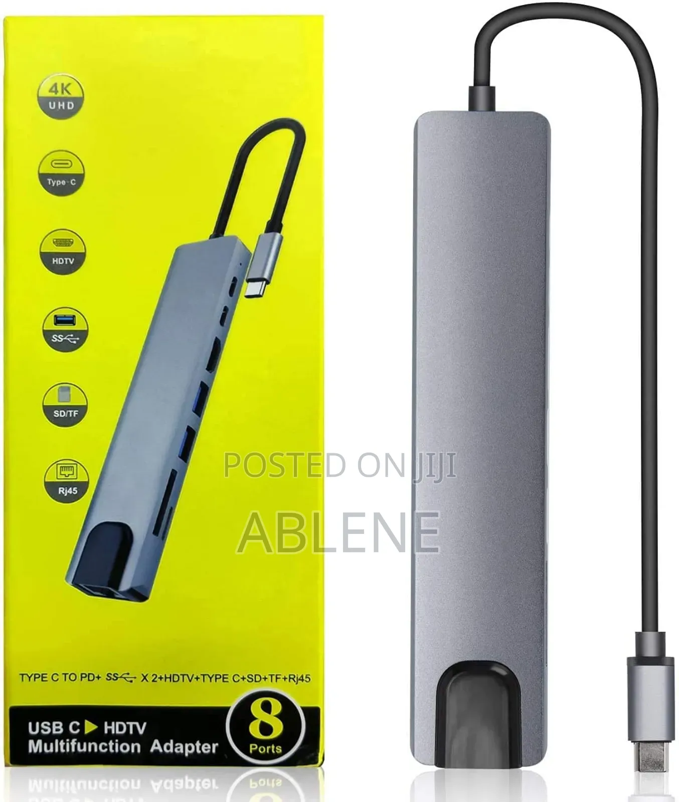 8 in 1 Hub (Type C Adapter)