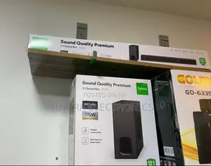Syinix 2.1 Channel Sound Bar System. Model: Likely Syn-580