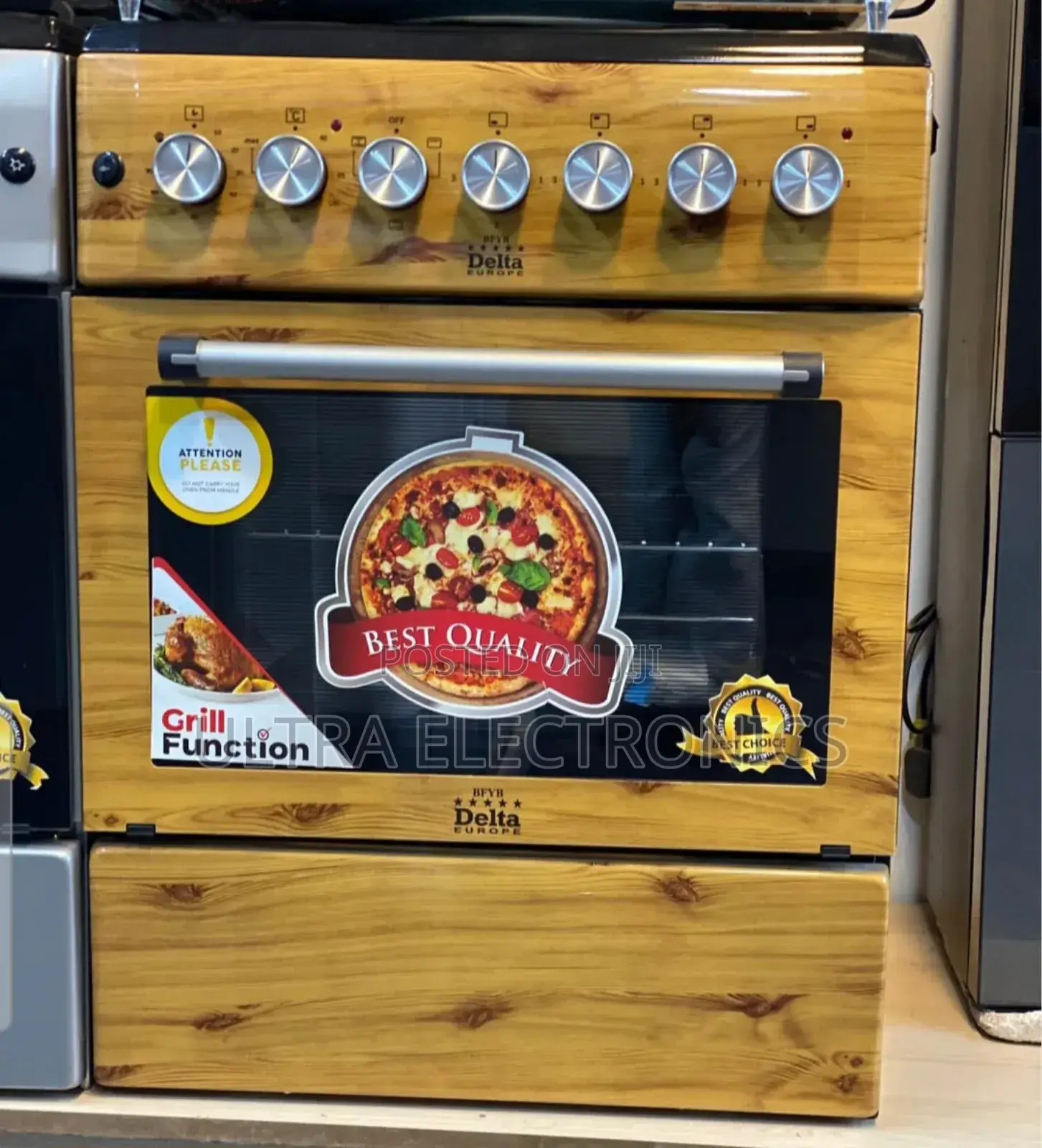 Delta Freestanding Oven 60×60 Is a Turkish-Made Kitchen Appliance