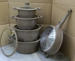 Momcoc 9pcs Granite Cookware