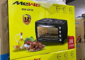 Mewe Mw-Op38 Electric Mini Oven With Two Hot Plates. Capac