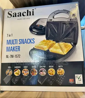 Saachi 7-in-1 Multi Snacks Maker (Model Nl-7m-1572).