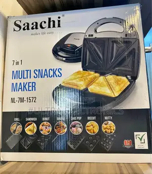 Saachi 7-in-1 Multi Snacks Maker (Model Nl-7m-1572).