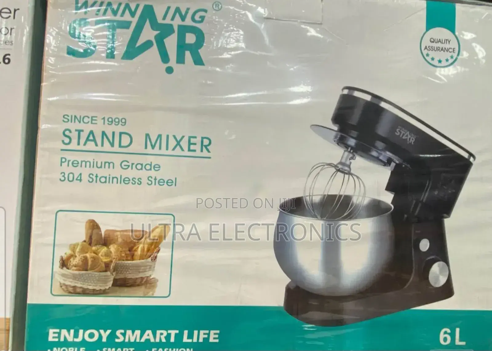 Winning Star 6l Stand Mixer, a Kitchen Appliance Designed for Mixing