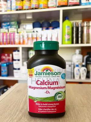 Jamieson Calcium,Magnesium + D3 500 Tablets Original From Canada