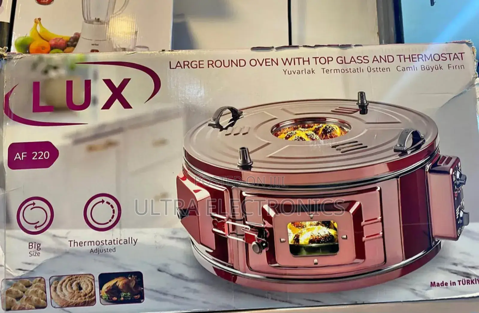 የዳቦ መጋገሪያ Lux Af 220 Large Round Oven, Manufactured in Turkey.