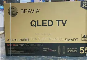 Bravia -Inch Sony Bravia Qled Television, Model 55q80c.