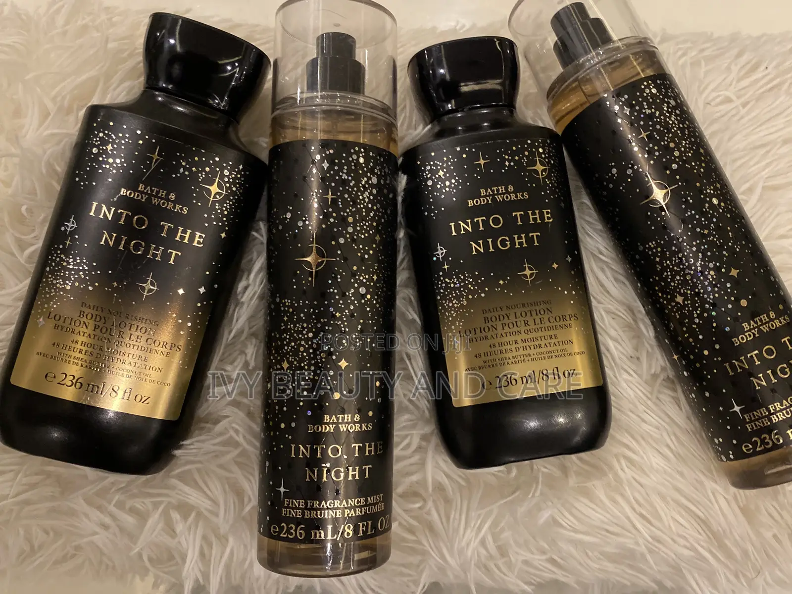 Original Into the Night Body Spray and Lotion