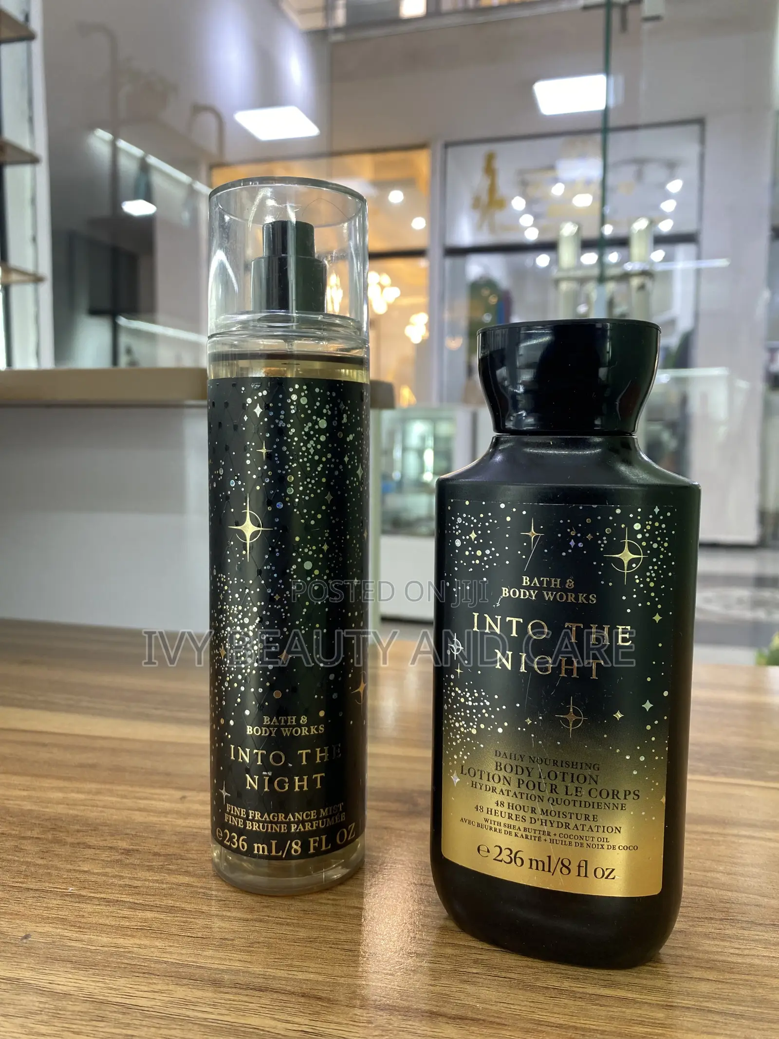 Original Into the Night Body Spray and Lotion