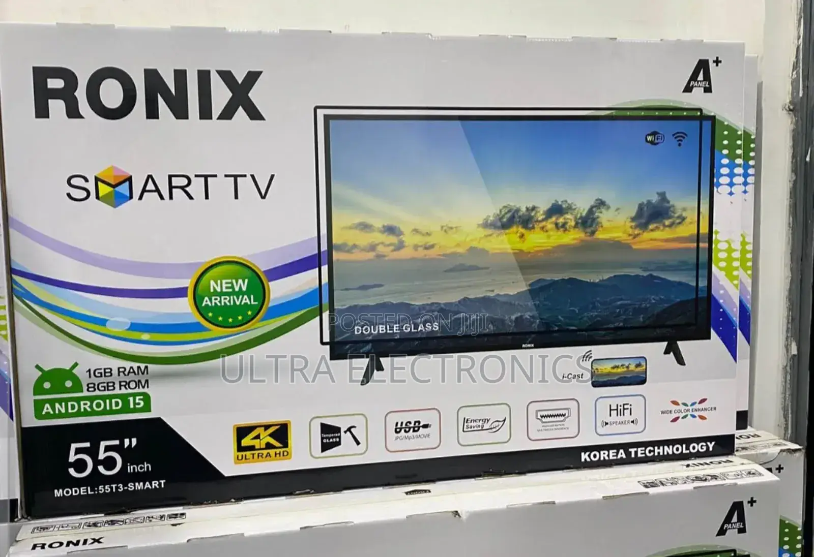 Ronix 55t3-Smart 55-Inch Television. Display: Ultra Hd Resolution