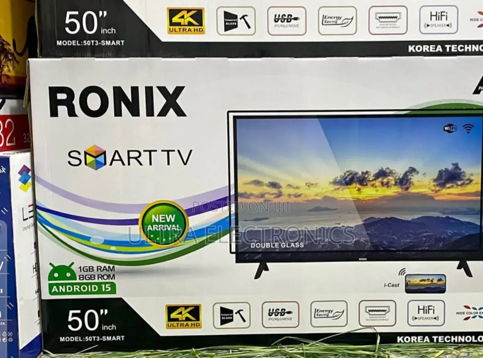 Ronix 50-Inch Ronix Smart Tv (Model: 50t3-Smart).
