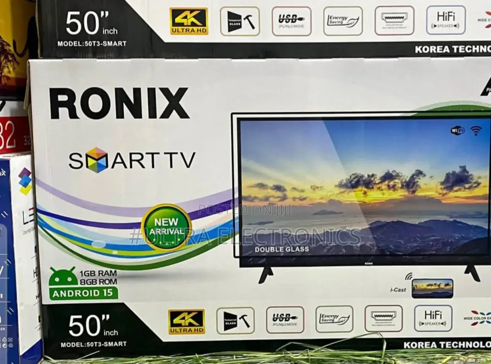 Ronix 50-Inch Ronix Smart Tv (Model: 50t3-Smart).