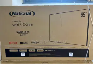 National 65" Qled Tv Powered by the Webos Hub Operating System