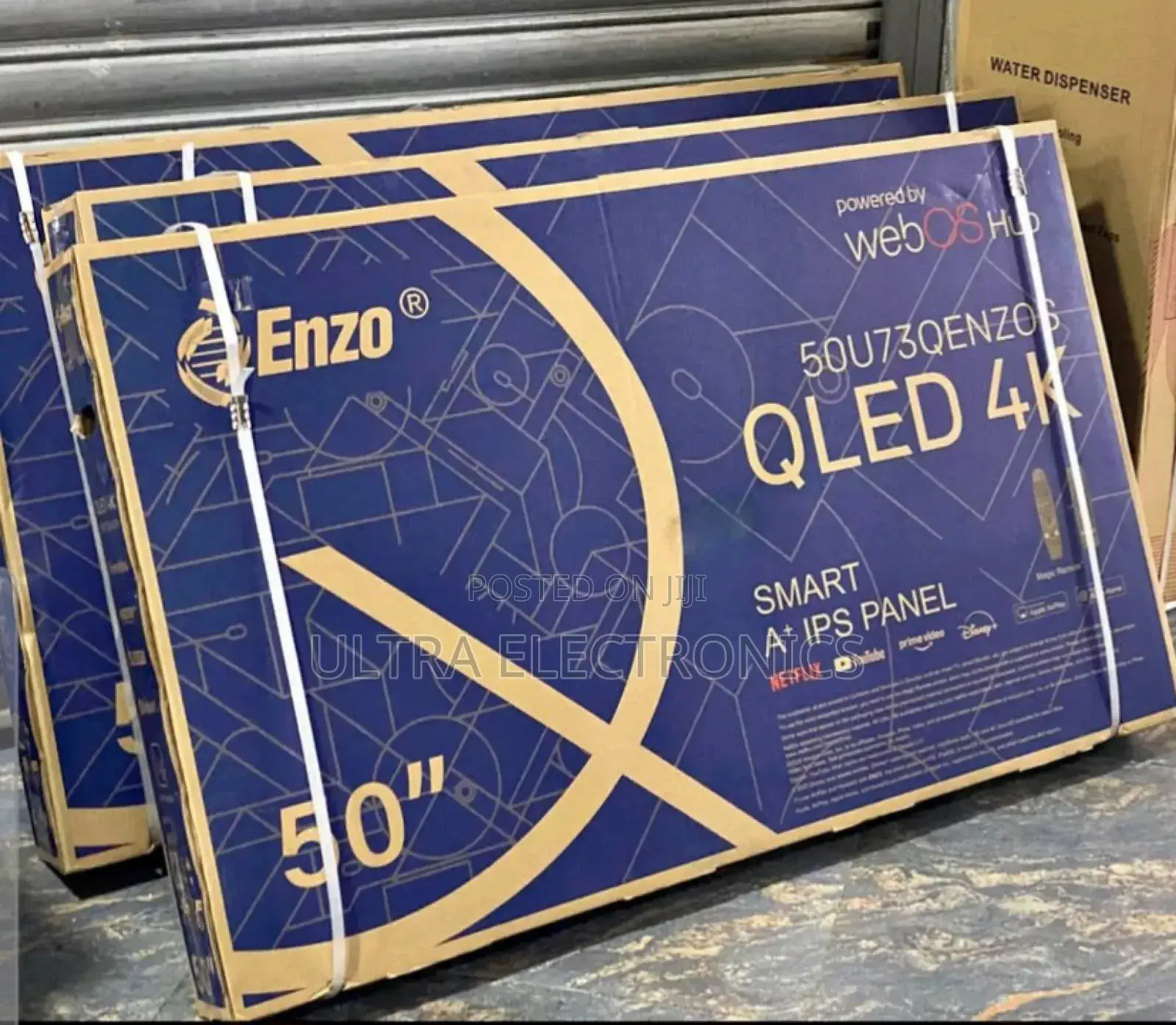Enzo 50" Qled Smart Tv (Model 50u73qenzo), Which Features a