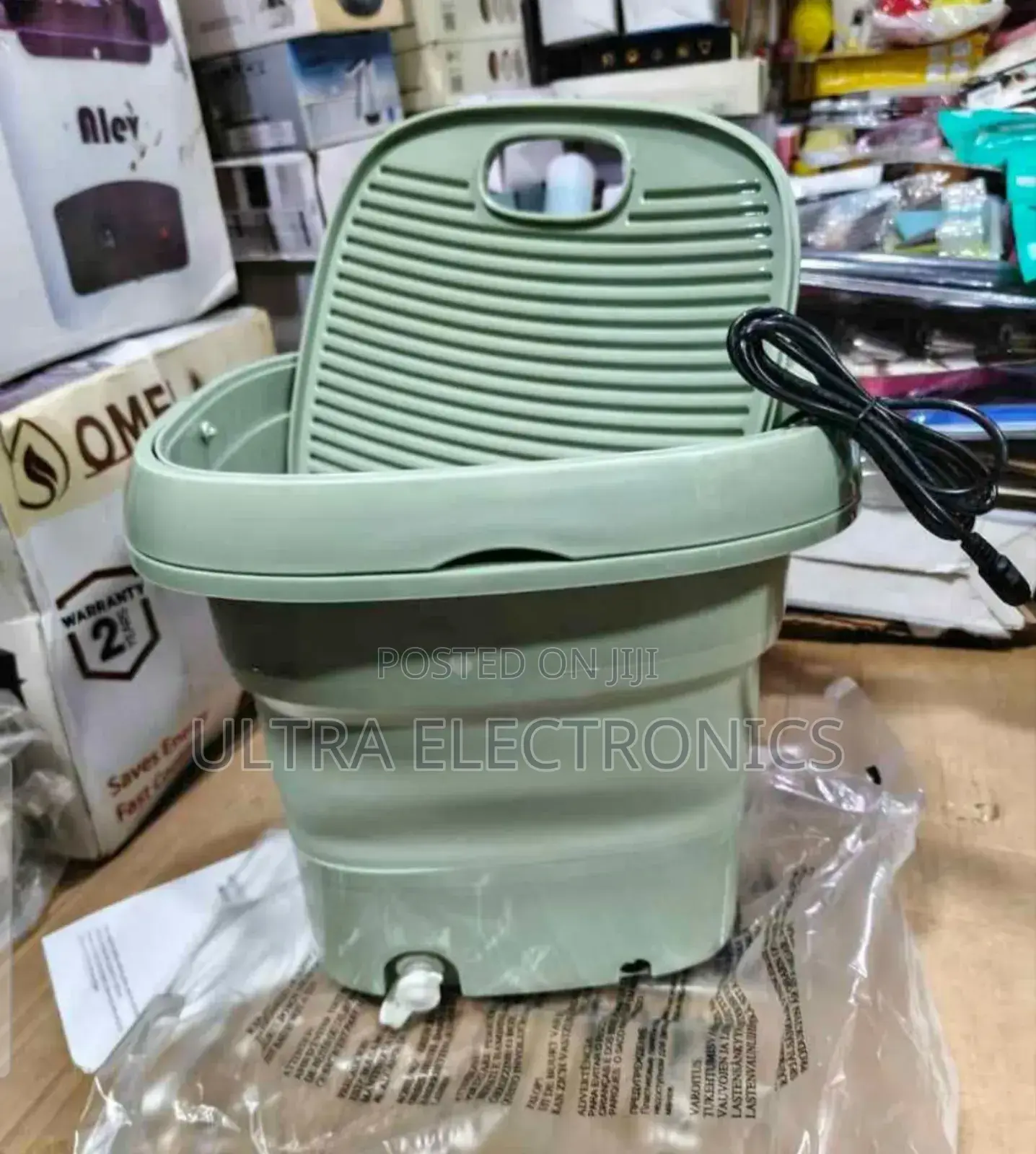 Folding Washing Machine. It Is a Portable, Lightweight,