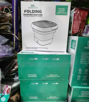 Folding Washing Machine. It Is a Portable, Lightweight,