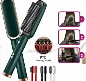 Hair Straightener Comb Brush Designed to Straighten