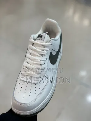 Classic White Air Force 1 With Premium Tumbled Leather