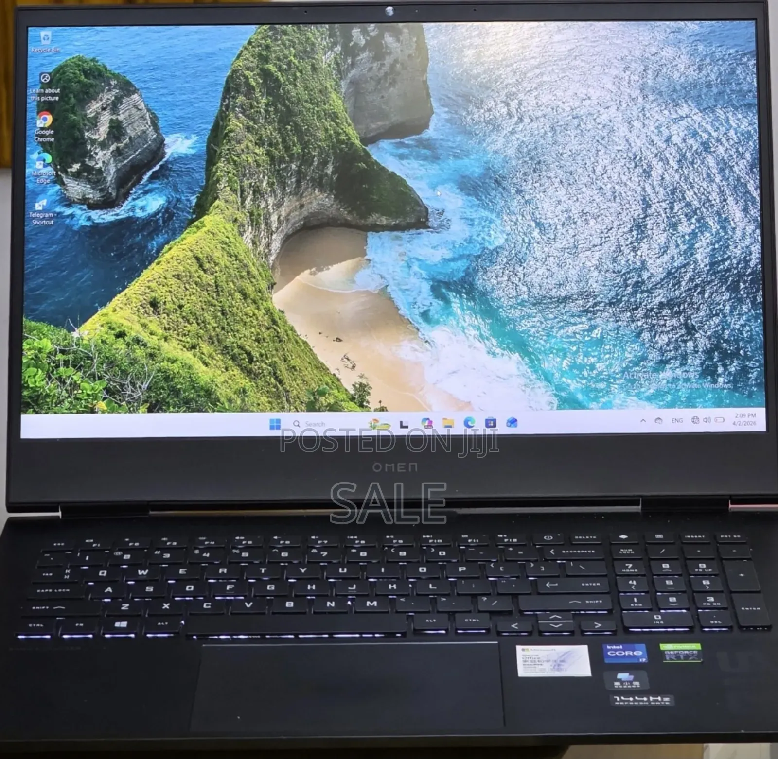 New Laptop HP Omen 16 16GB Intel Core i7 SSD 512GB