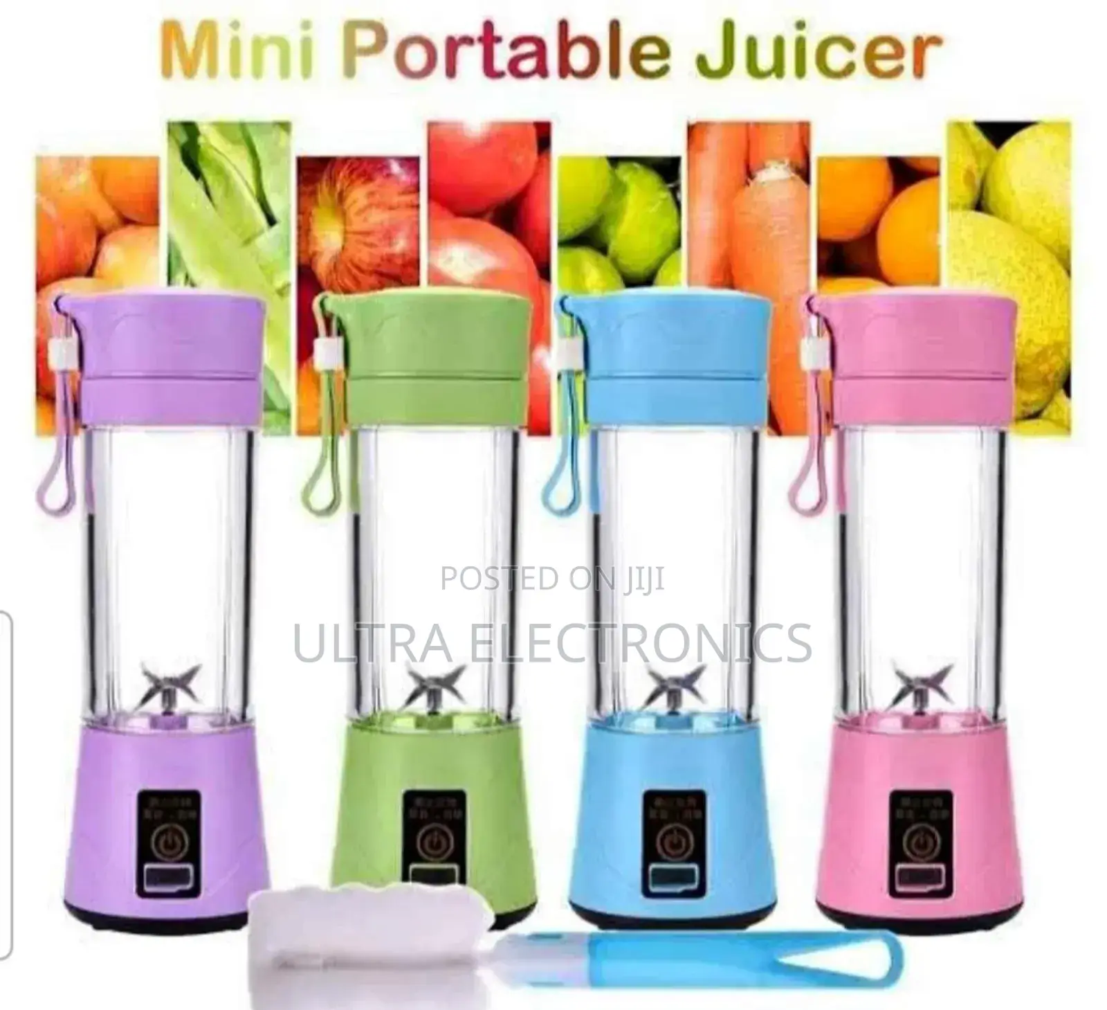 Jucier Compact Design: The 380ml Capacity Is Easy to Carry and Fits