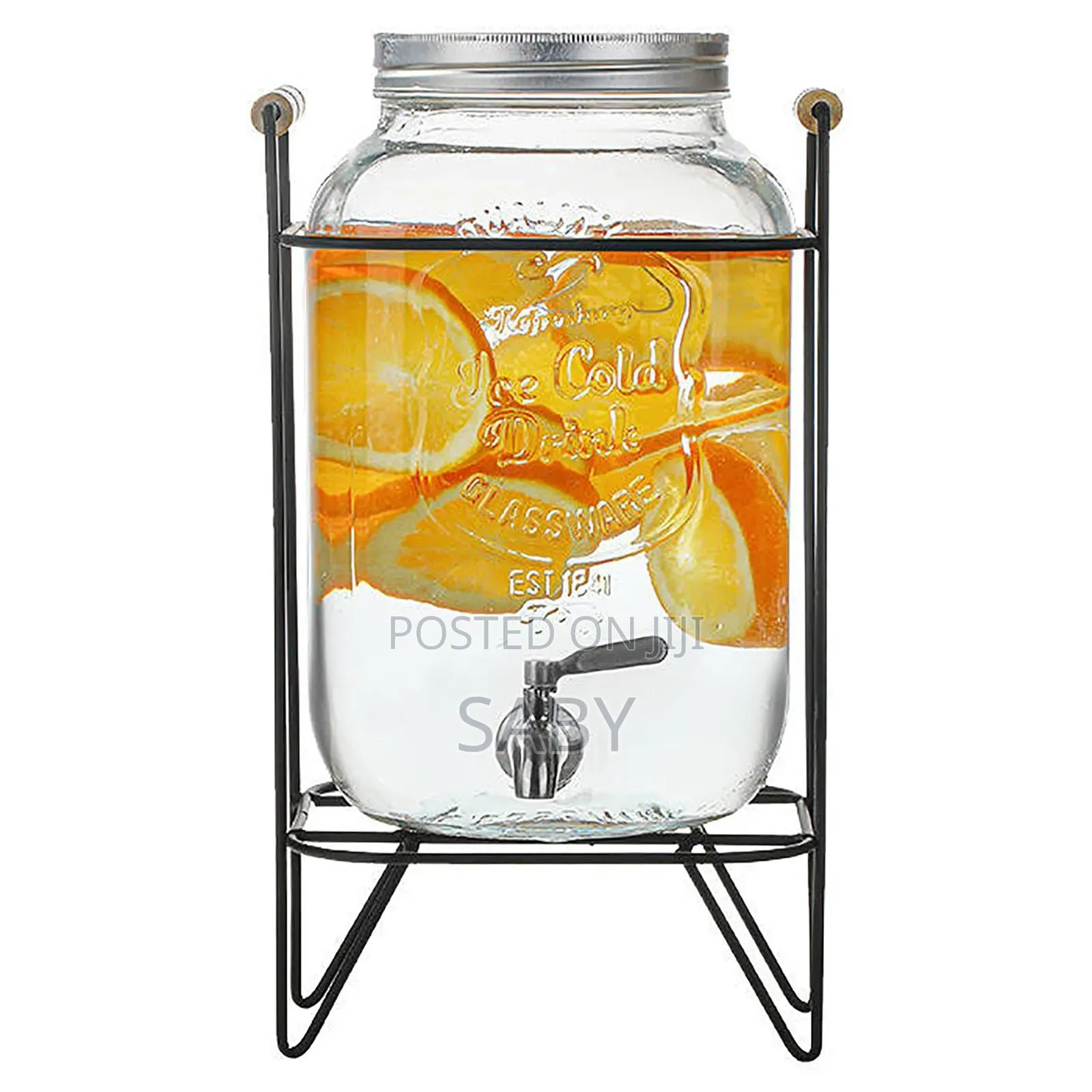 Kitchen Glass Beverage Dispenser