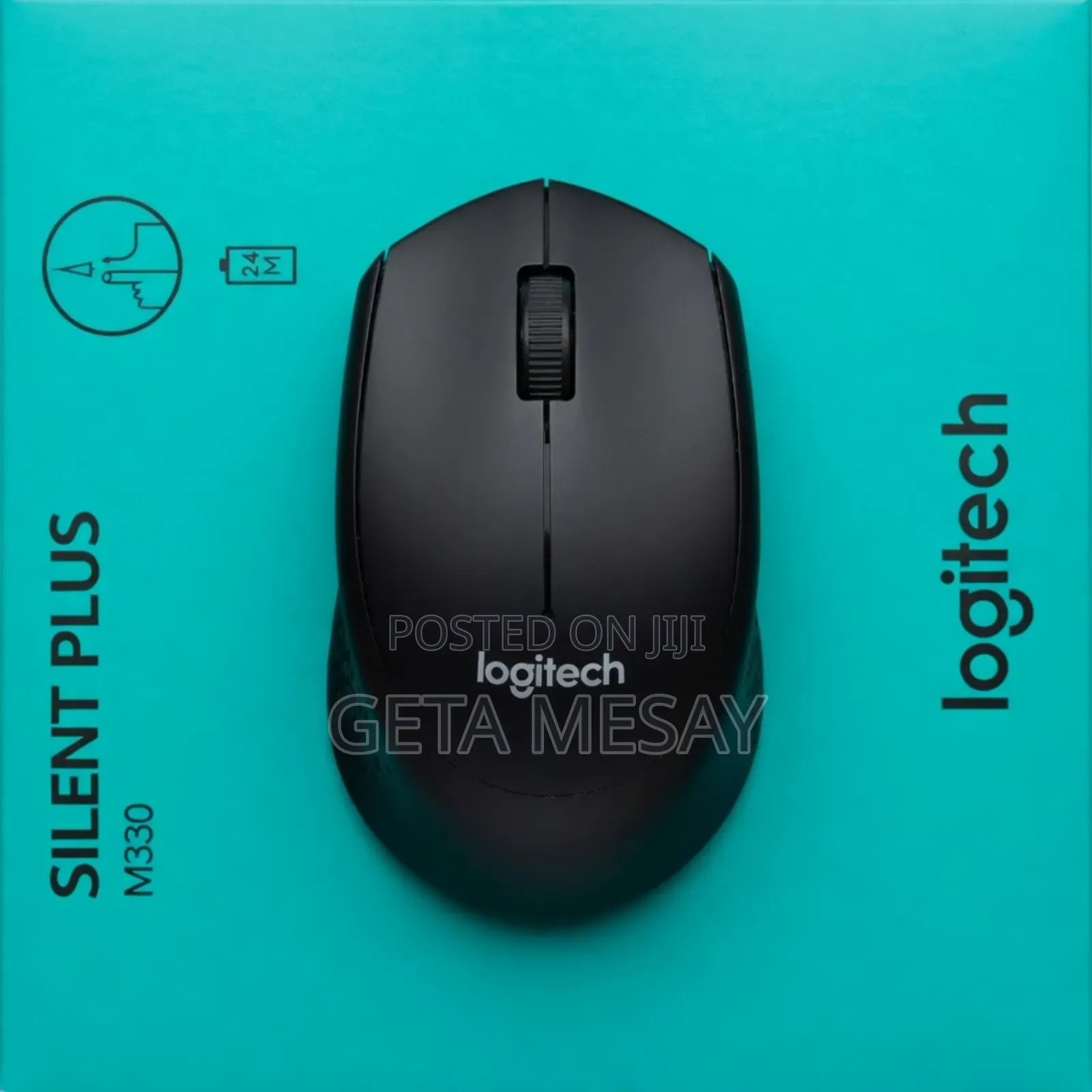 Logitech M330 Silent Plus Wireless Mouse With Alkaline Batteries