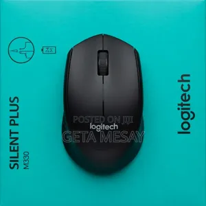 Logitech M330 Silent Plus Wireless Mouse With Alkaline Batteries