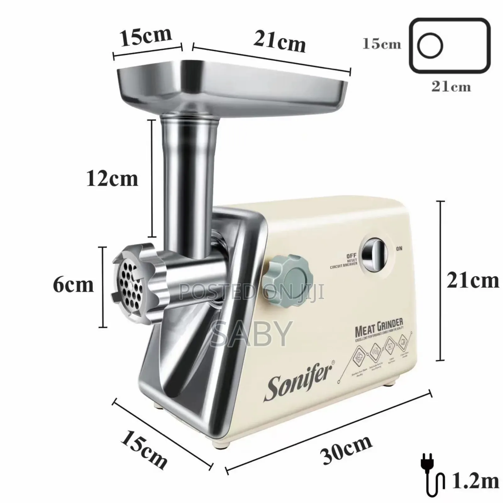 1500watt Sonifer Meat Grinder