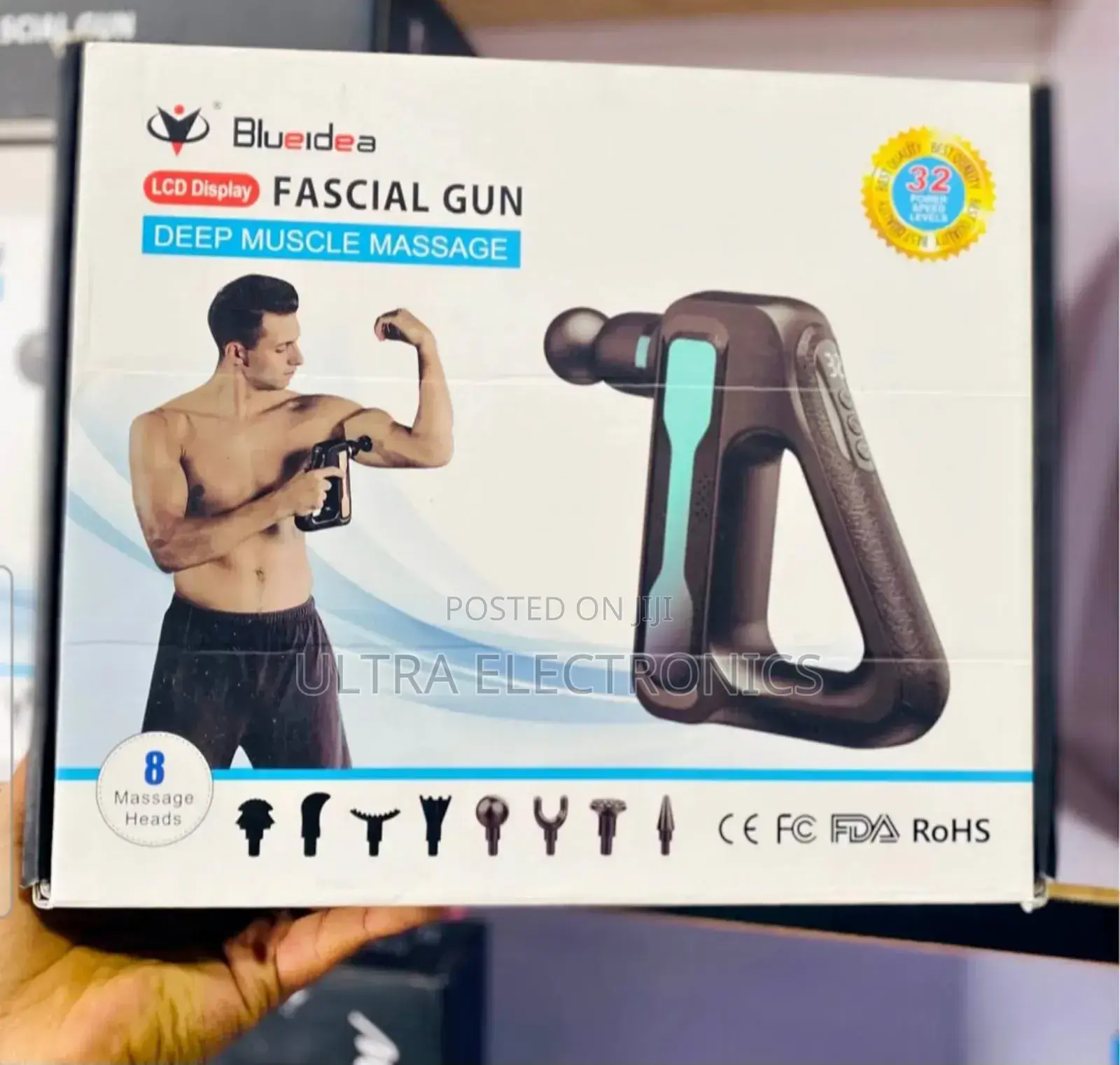 Fascial Gun, Which Is a Handheld Device Designed for Deep Muscle