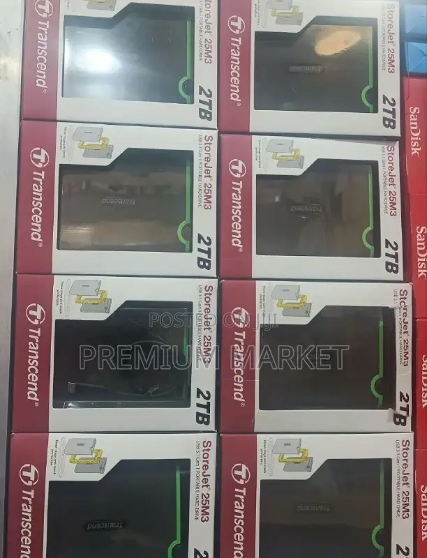 Transcend Storejet 25m3 Portable Hard Drives