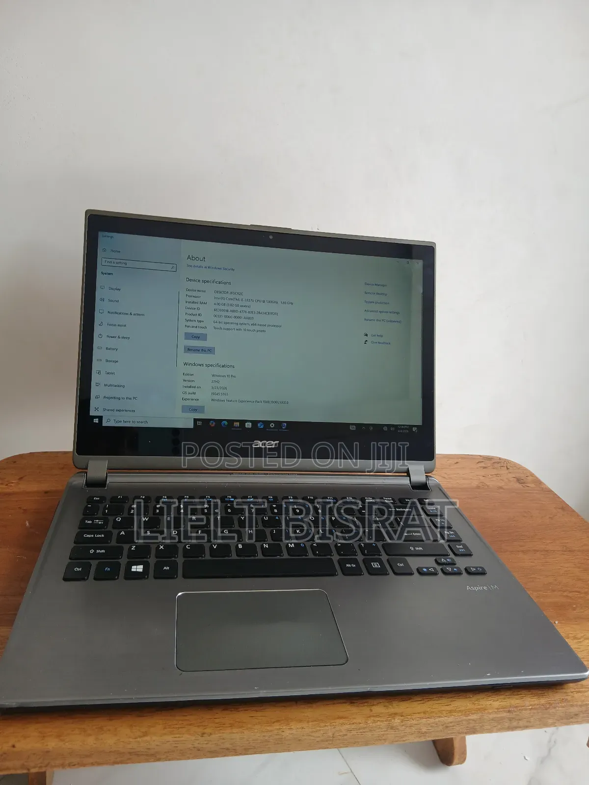 Laptop Acer Aspire M5-481PT 4GB Intel Core i5 HDD 500GB