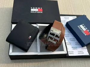 Tommy Hilfiger Men's Belt and Wallet Gift Combo