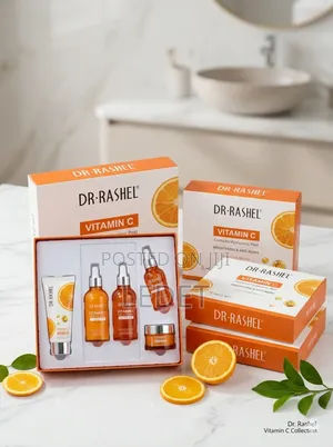 ሙሉ የፊት እንክብካቤን በአንድ ፓኬጅ የያዘ Dr Rashel Vitamin C
