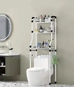 Washing Machine And Toilet Rack