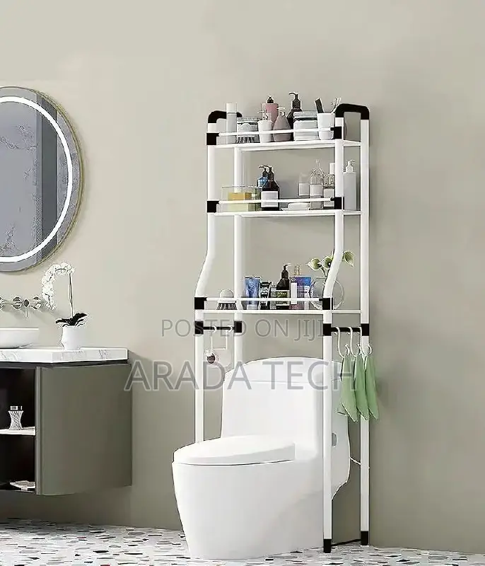 Washing Machine And Toilet Rack