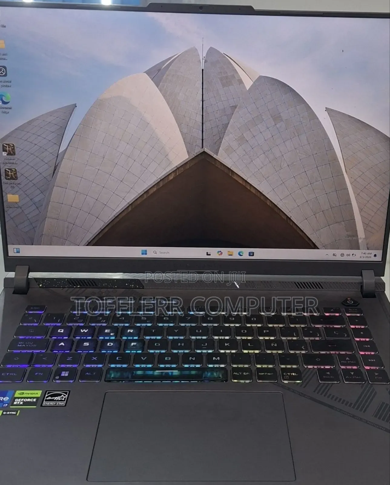 New Laptop Asus ROG Strix G15 16GB Intel Core i7 SSD 1T