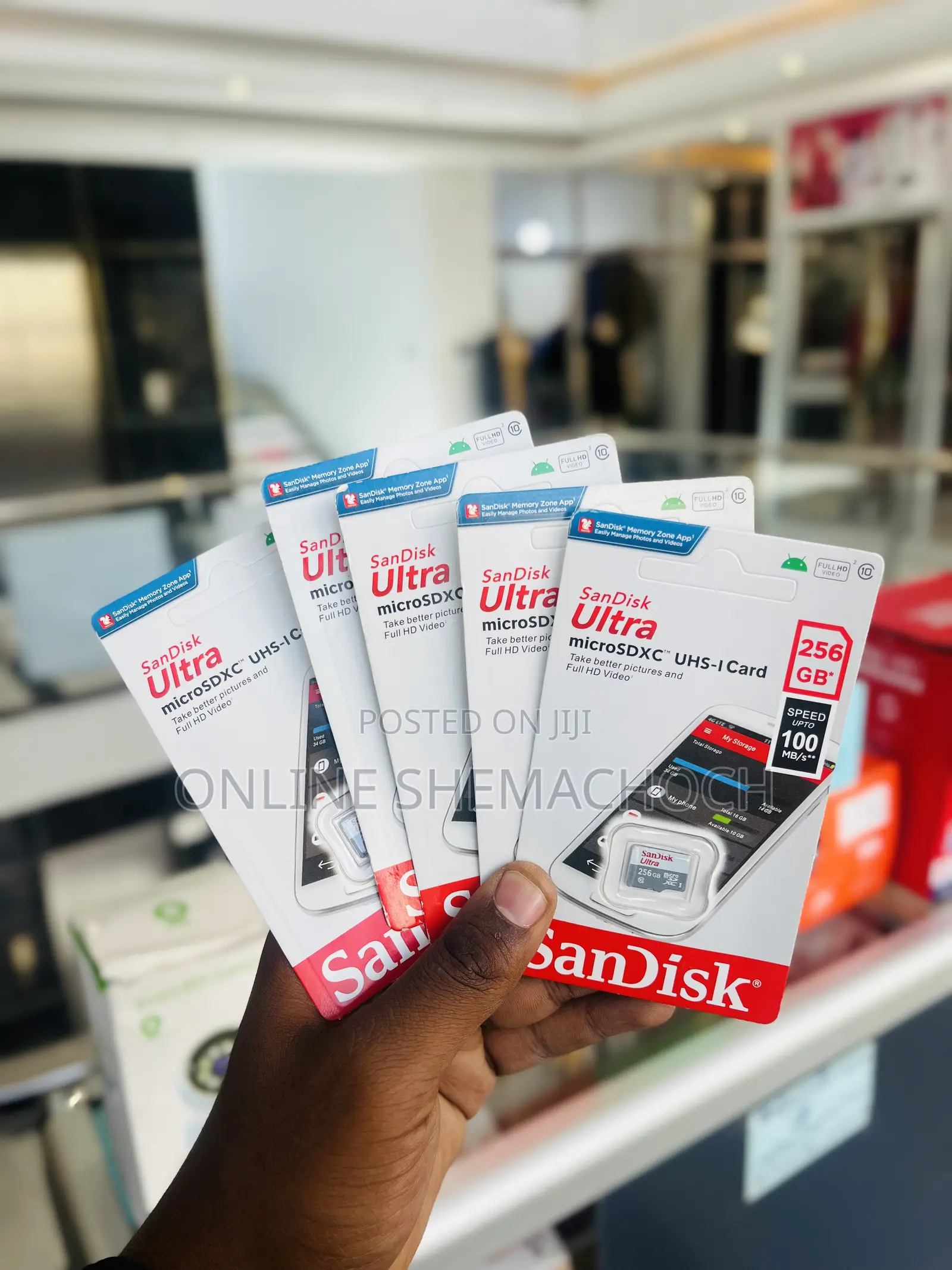 Original San Disk 256 Gb Memory Card